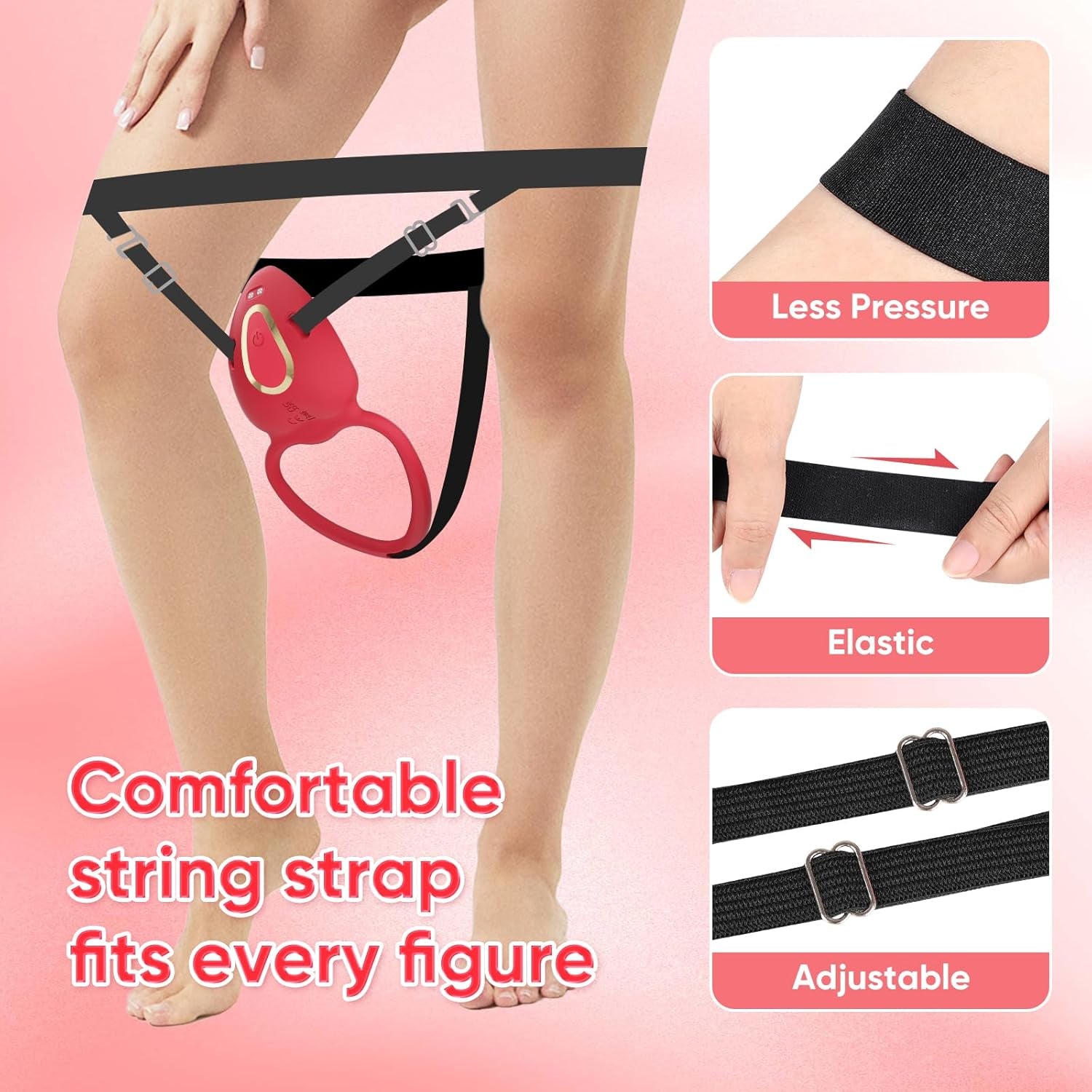 SecretRose Wearable Panty Vibrator Couples Cock Ring