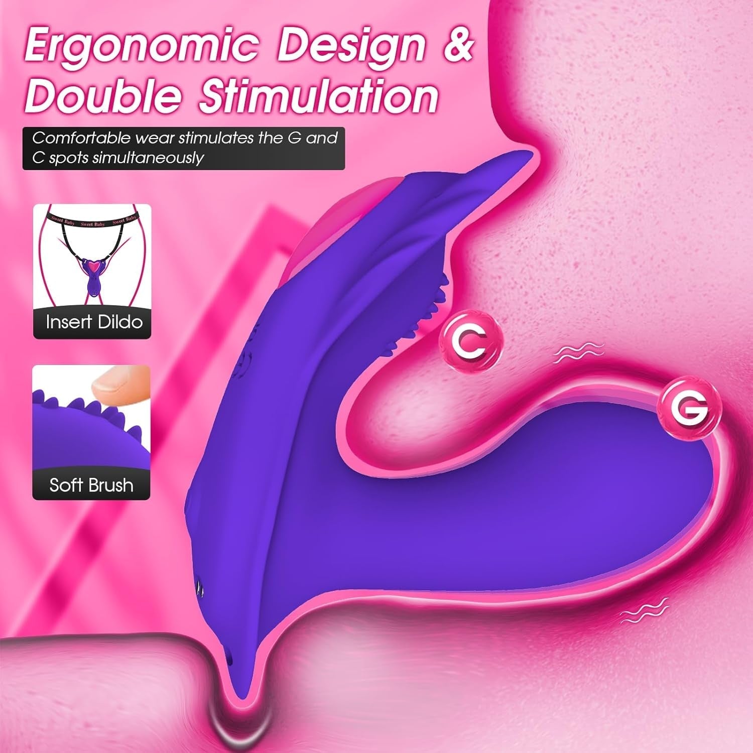 SecretWing App-Control Panty Dildo Vibrator