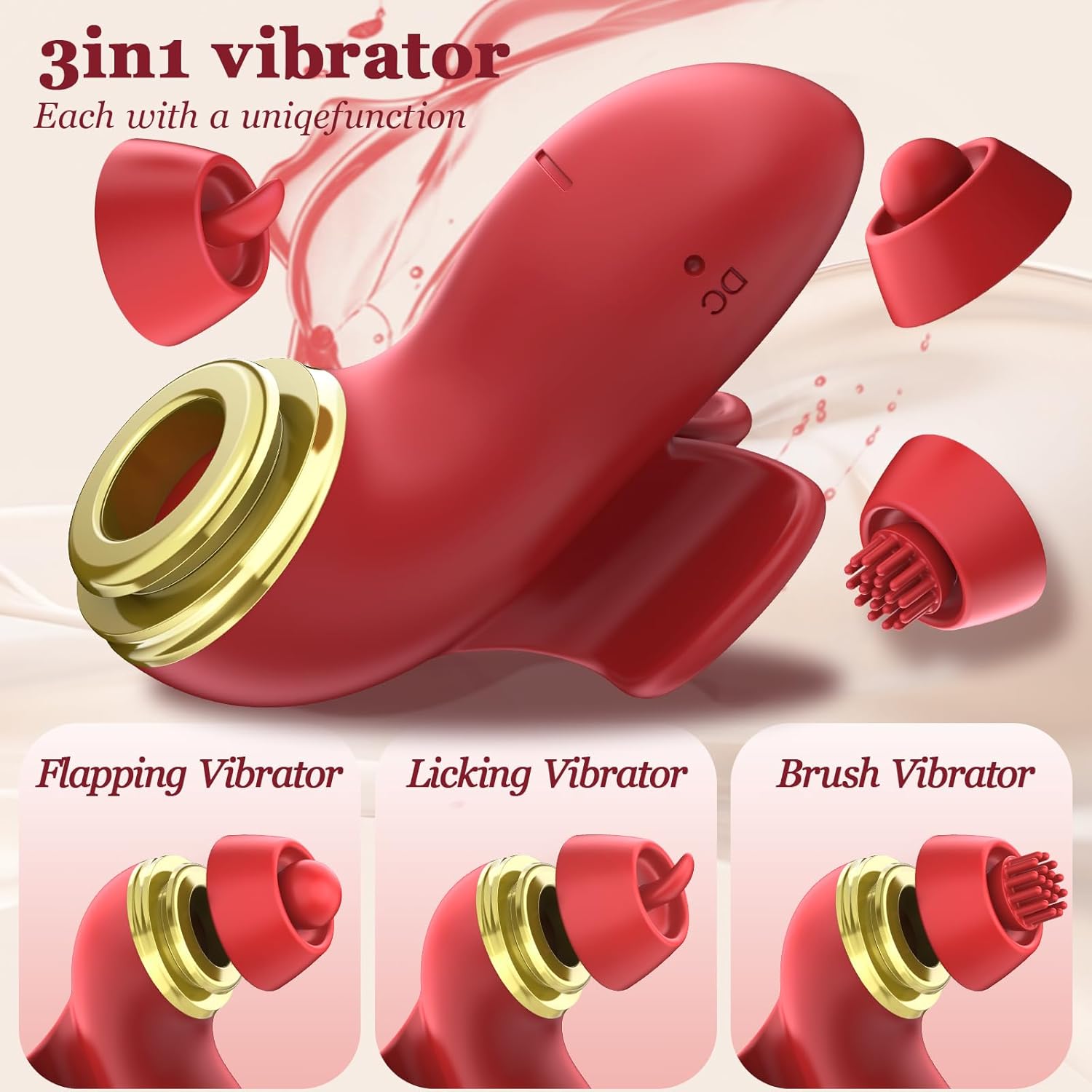 SensaFlick Tri-Sensation Finger Vibrator