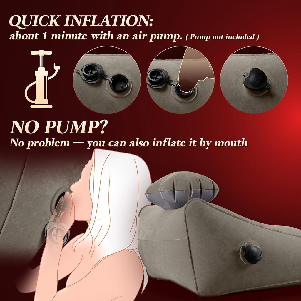 ElevateX Inflatable Sex Positions Wedge Pillow