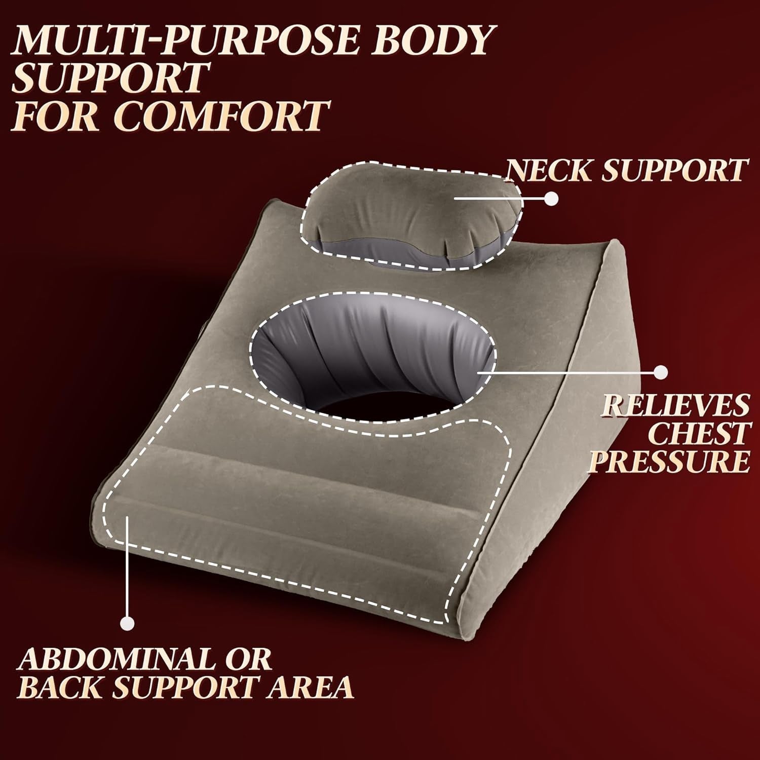 ElevateX Inflatable Sex Positions Wedge Pillow