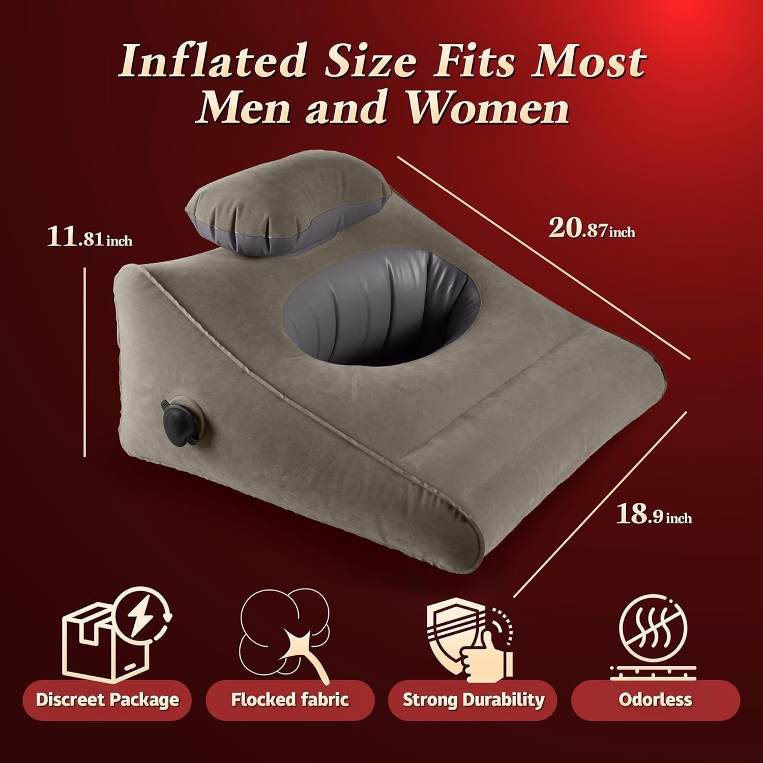 ElevateX Inflatable Sex Positions Wedge Pillow