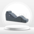 ShadowCurve Dark Gray Sex Chaise Lounge Chair