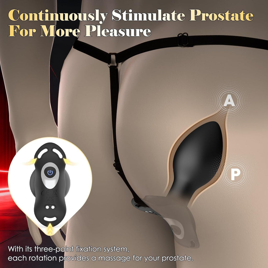 ShadowLock Wearable Prostate Plug with Remote Control
