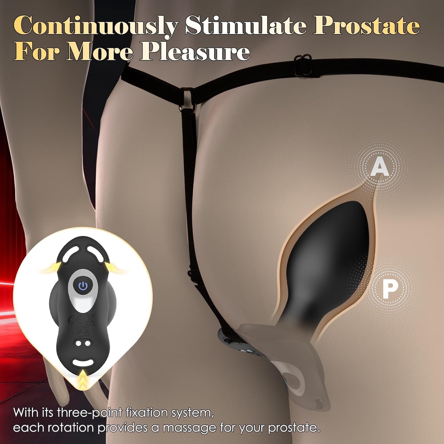 ShadowLock Wearable Prostate Plug with Remote Control