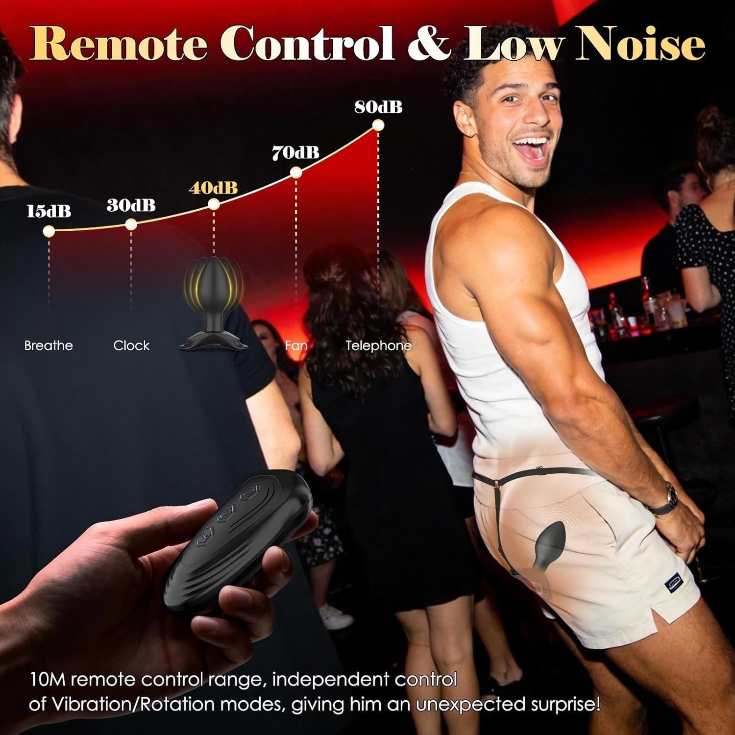 ShadowLock Wearable Prostate Plug with Remote Control