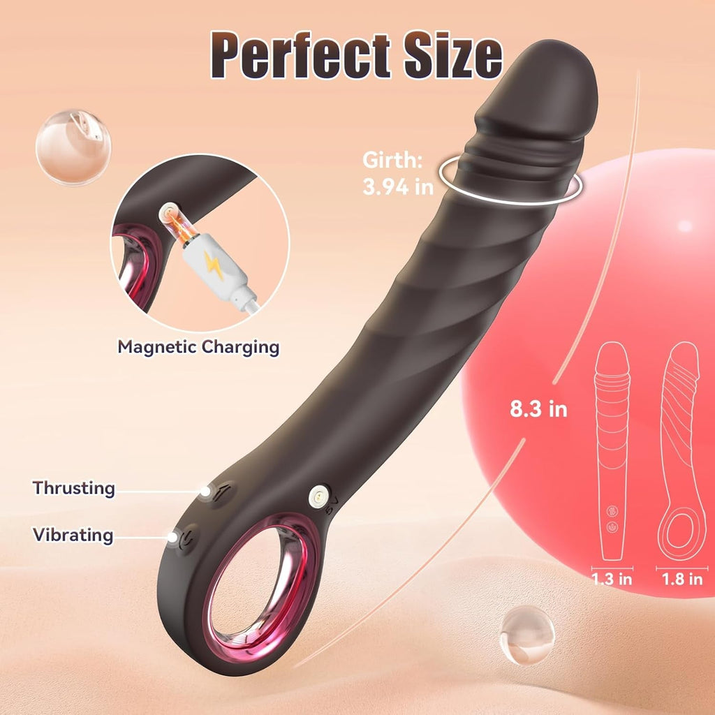 ShadowThrust Thrusting G-Spot Vibrator Dildo
