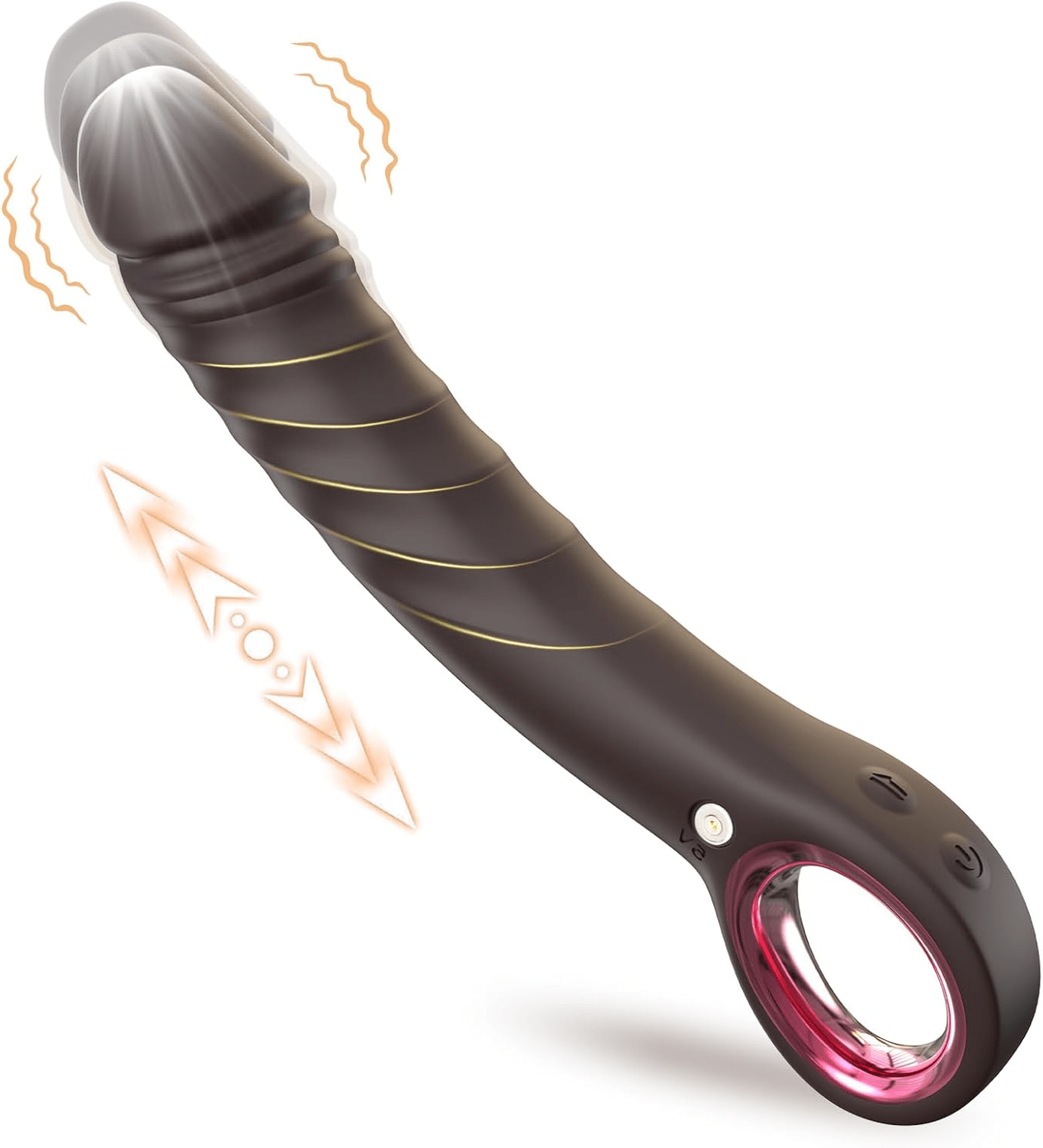 ShadowThrust Thrusting G-Spot Vibrator Dildo