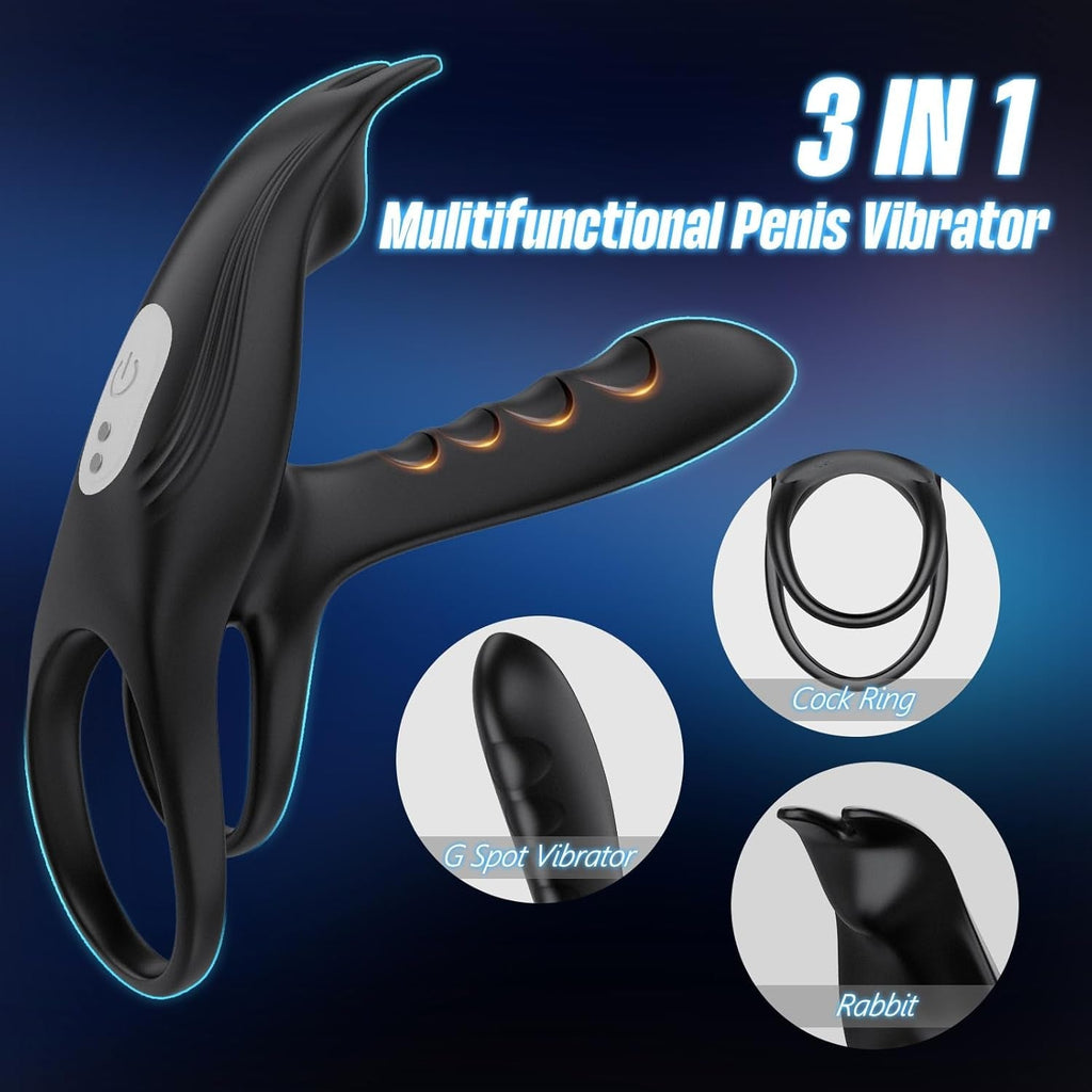 ShaftGlow Vibrating Cock Ring for Couples