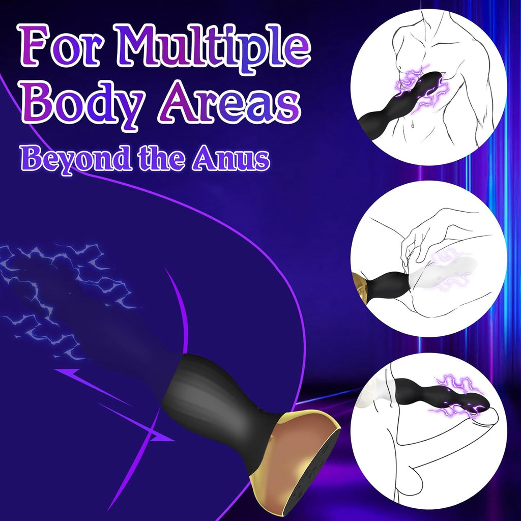 ShockSpire Beaded Vibrator – Electro & Vibe Control