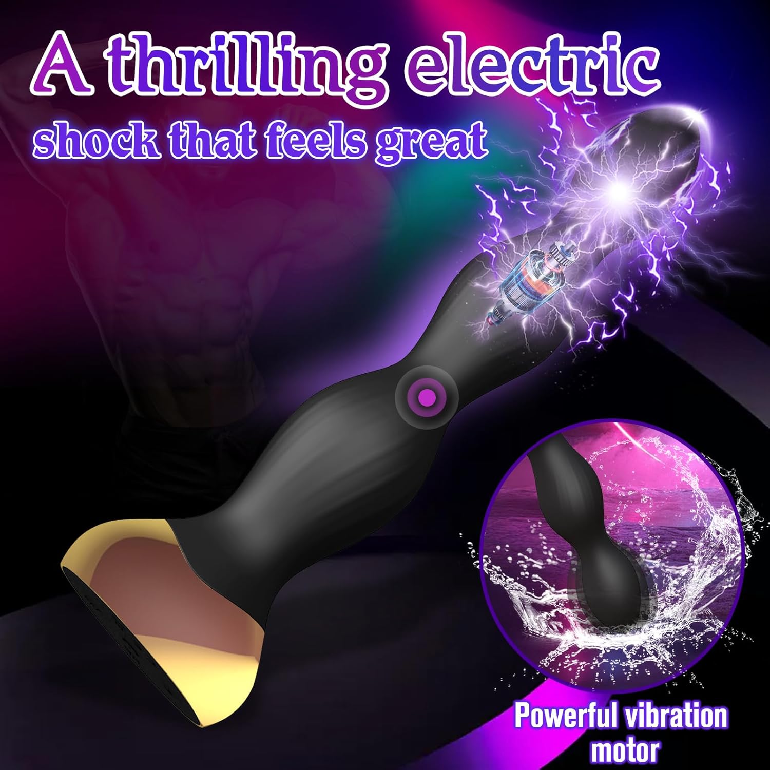 ShockSpire Beaded Vibrator – Electro & Vibe Control