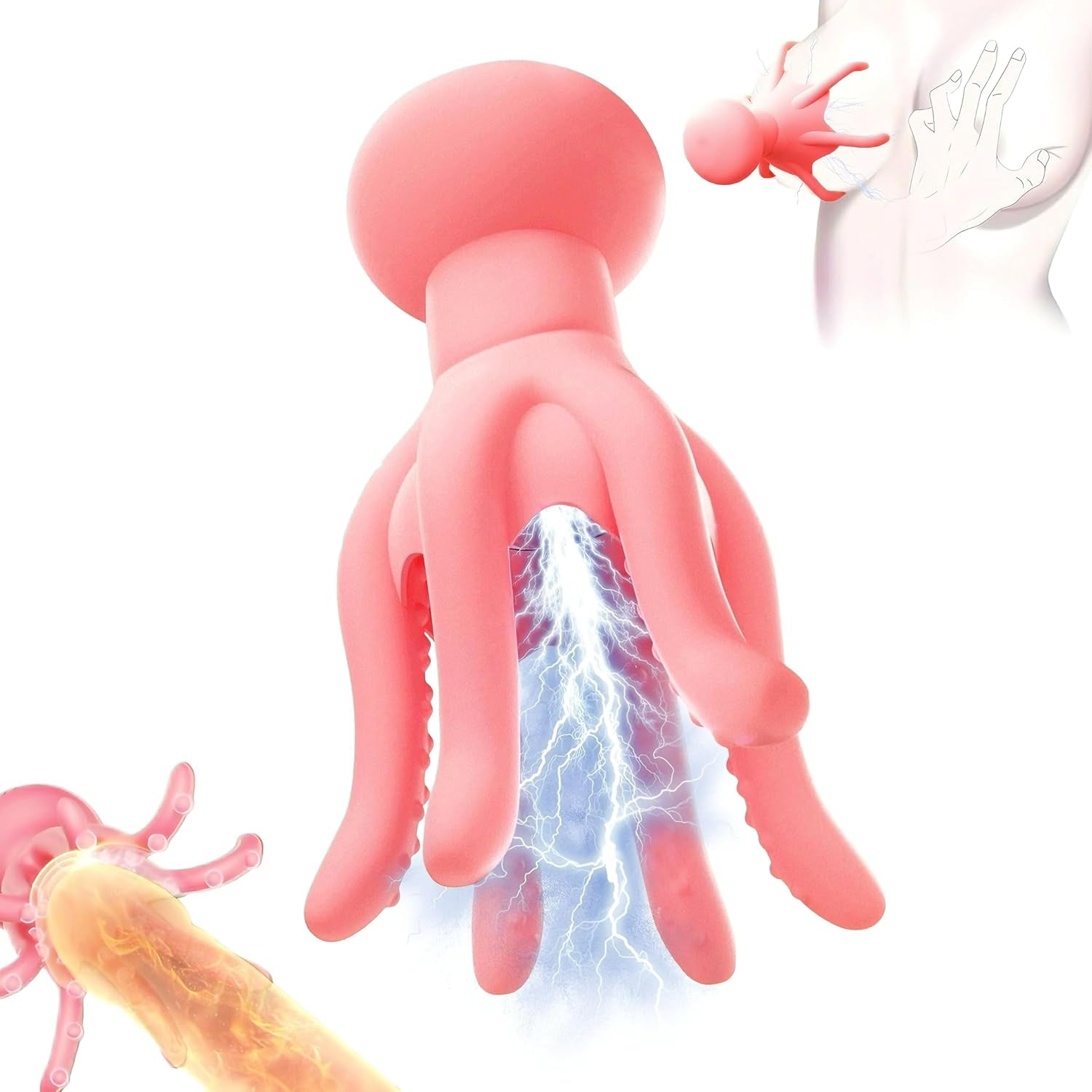 Shocktopus Electric Nipple Vibrator