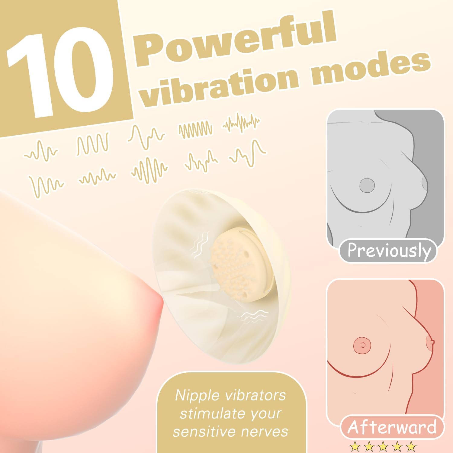 SilkCurrent Remote-Controlled Nipple Vibrators