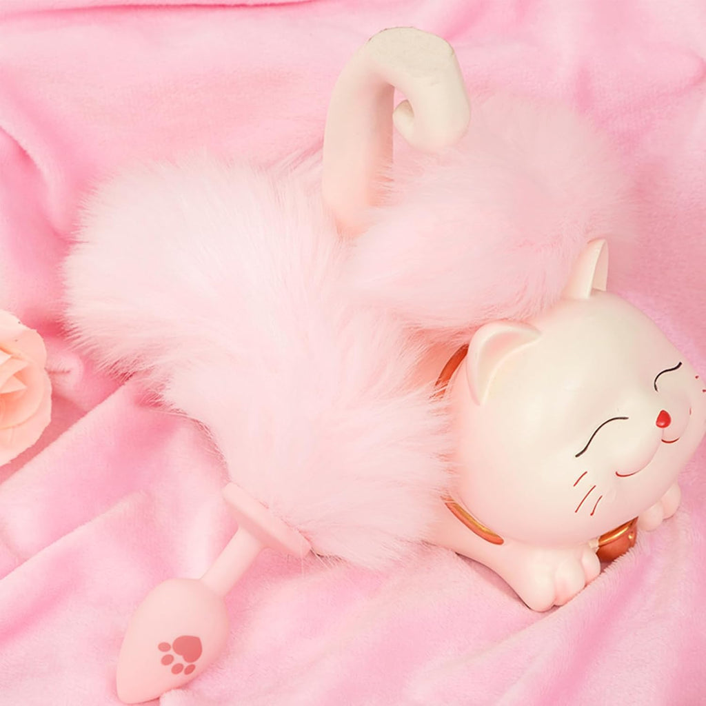 SilkenTail Fox Tail Silicone Butt Plug