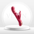 SilkenVice 4-in-1 Rabbit Vibrator | G-Spot & Clit Stimulation