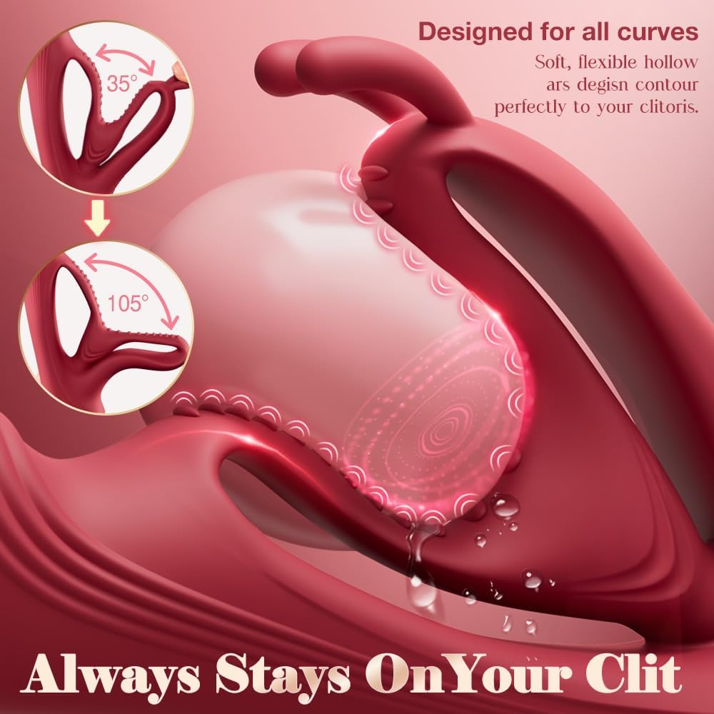 SilkenVice 4-in-1 Rabbit Vibrator | G-Spot & Clit Stimulation