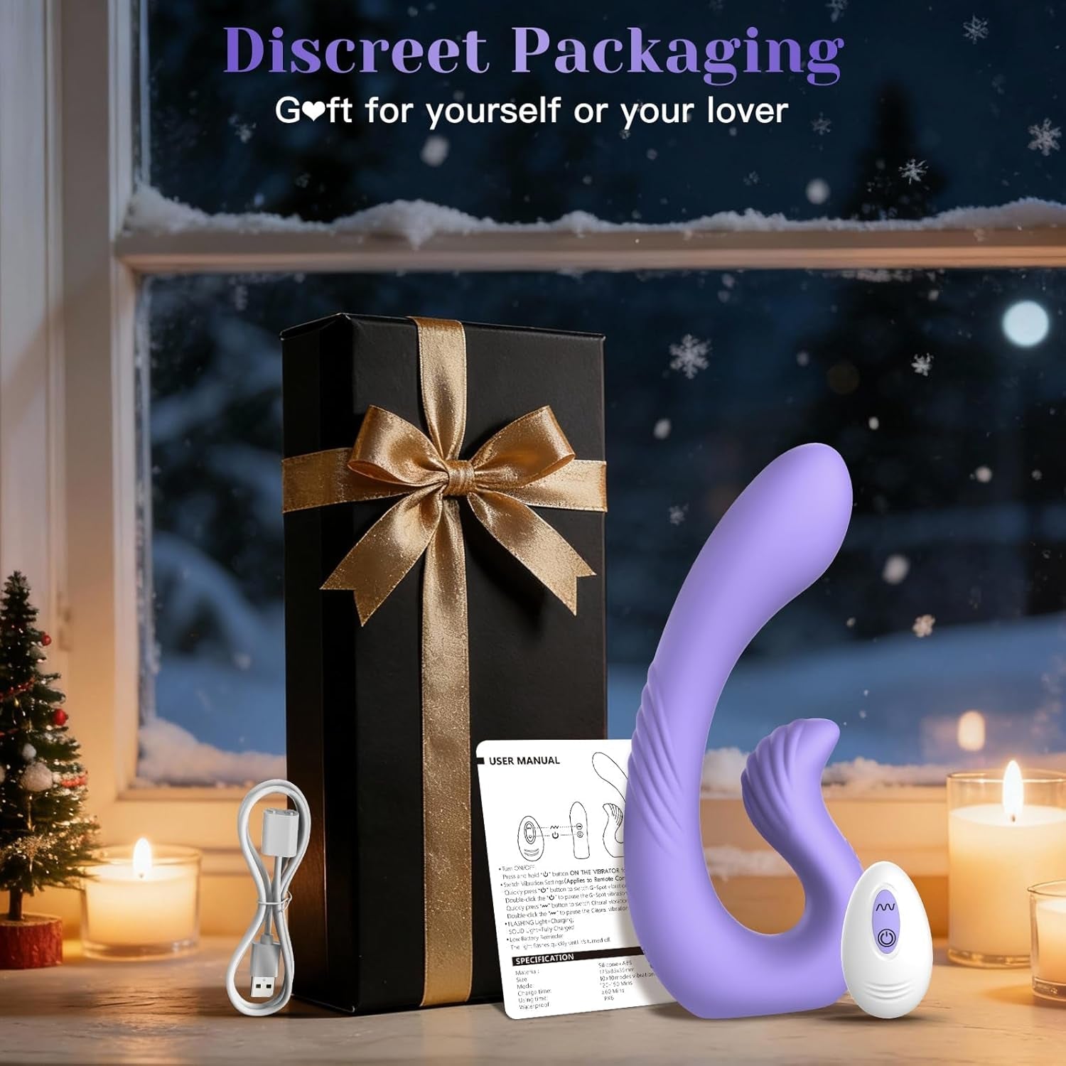 SilkNest Dual-Motor Remote Control Rabbit Vibrator