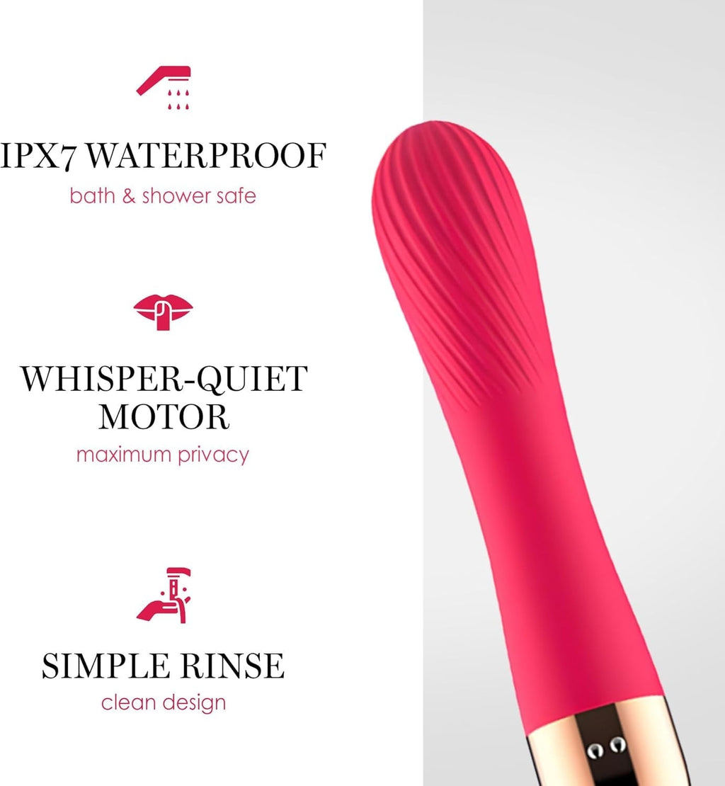 SilkRipple Textured Wand Vibrator