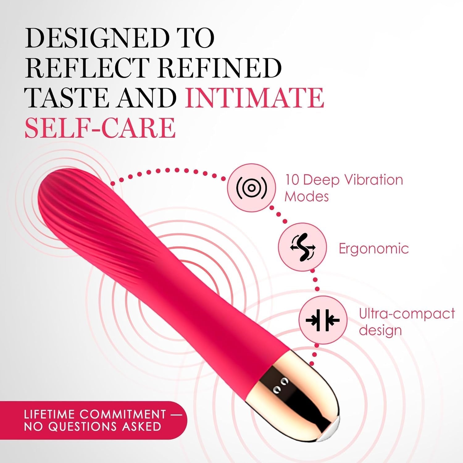 SilkRipple Textured Wand Vibrator
