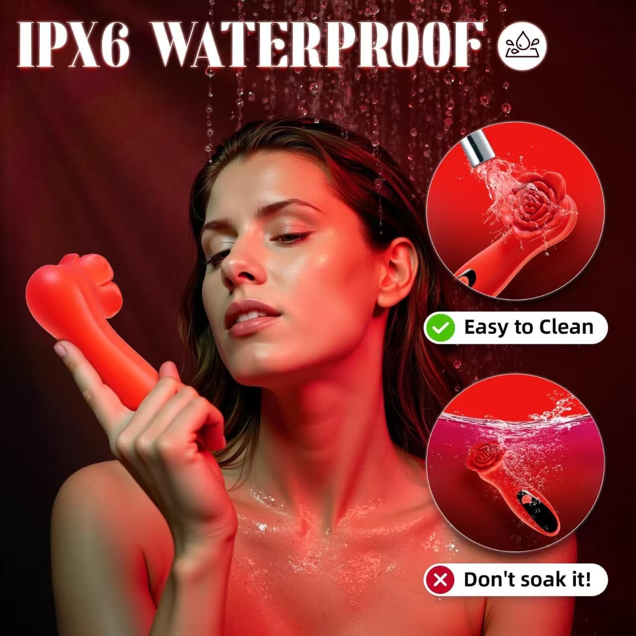SilkWhisper LCD Mini Clit & Nipple Wand Vibrator