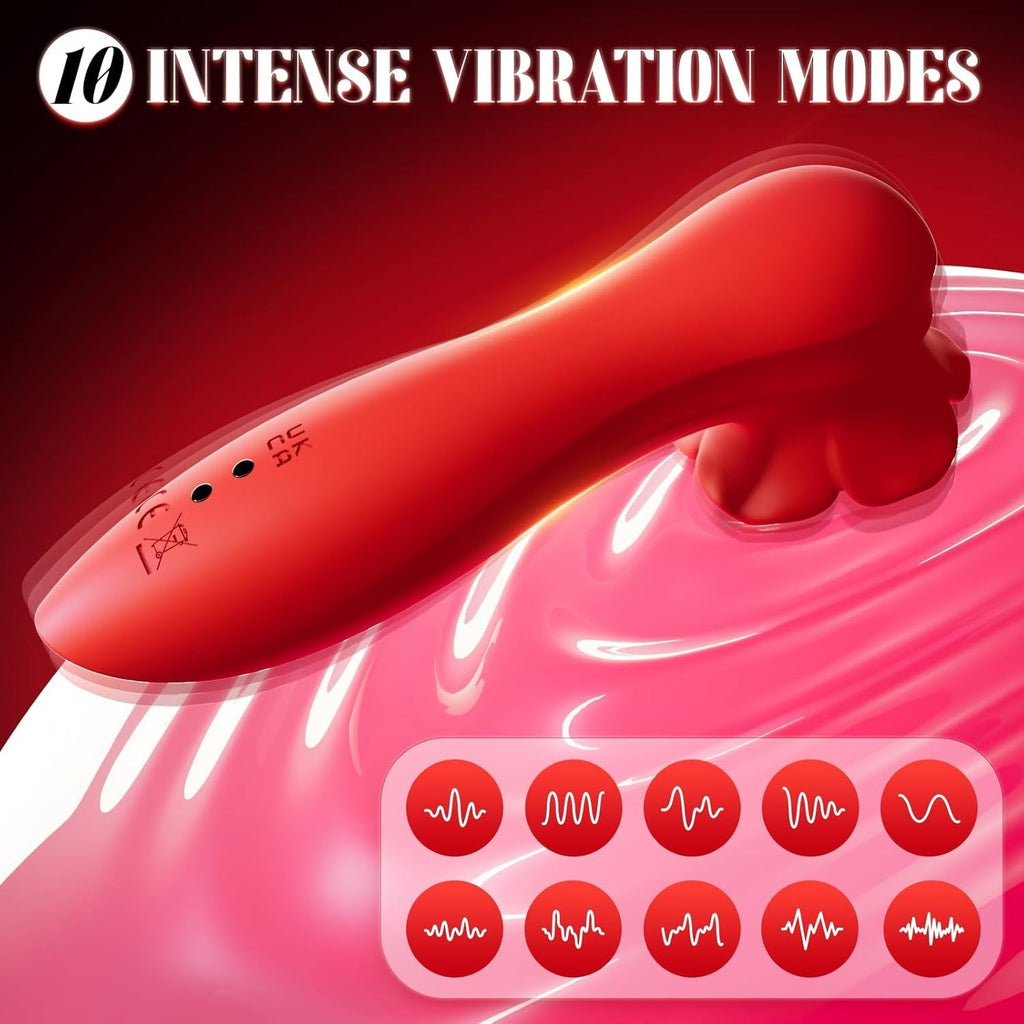 SilkWhisper LCD Mini Clit & Nipple Wand Vibrator