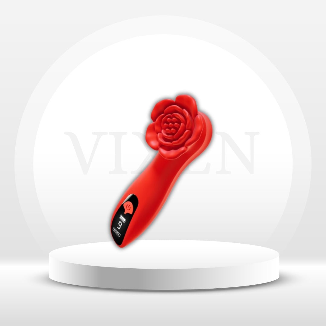 SilkWhisper LCD Mini Clit & Nipple Wand Vibrator