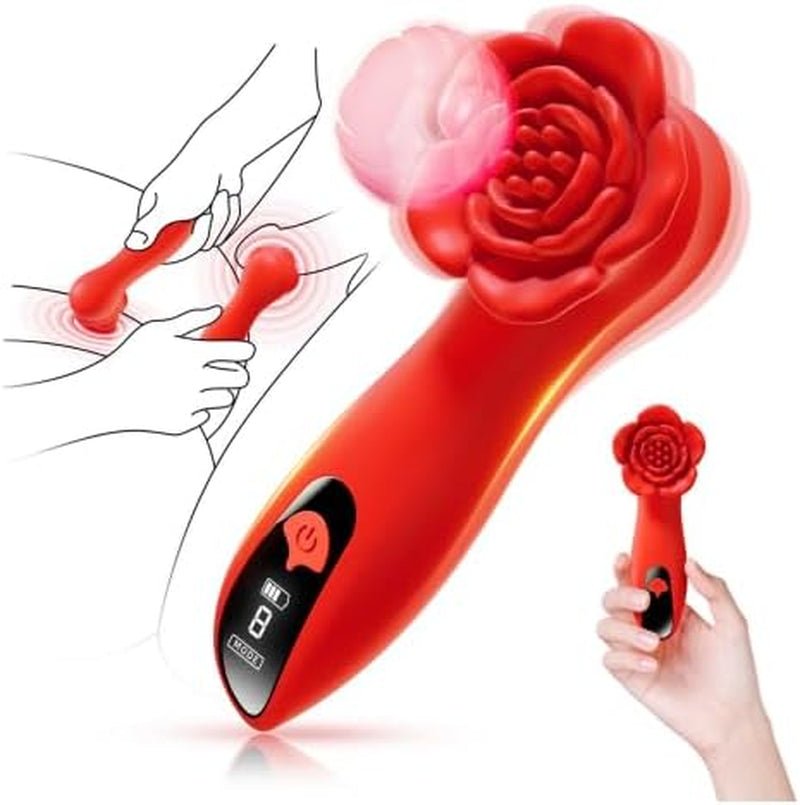 SilkWhisper LCD Mini Clit & Nipple Wand Vibrator