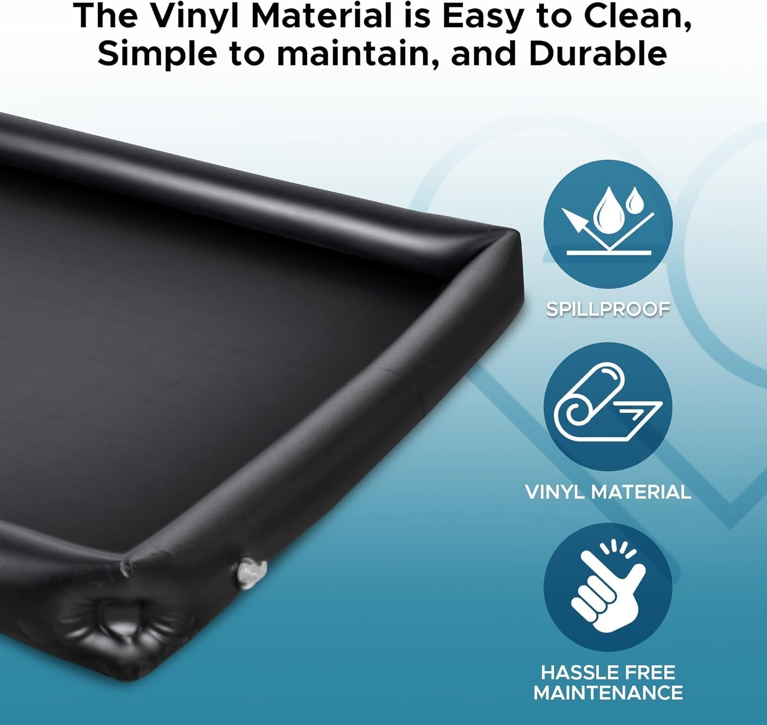 SlickTide Inflatable Sex Sheet with Raised Sides