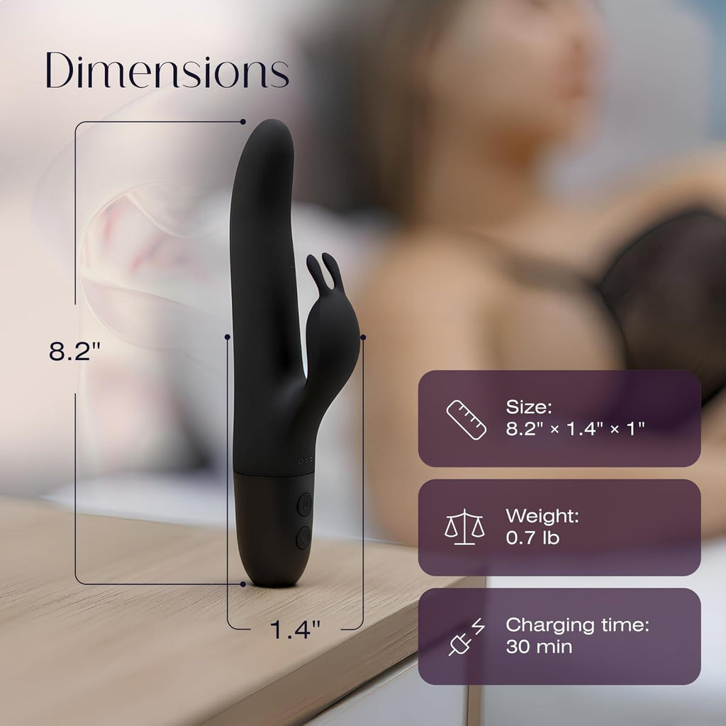 SlimMuse 12 Mode Dual Motor Rabbit Vibrator