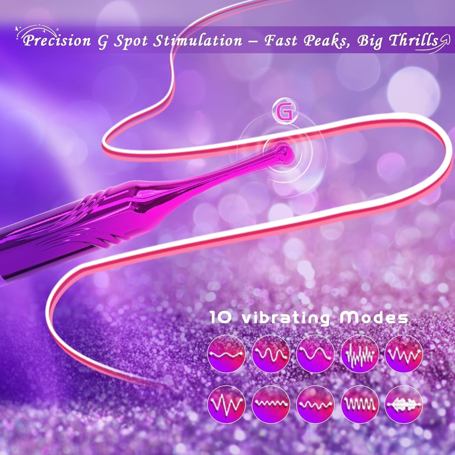 VortaPulse High Frequency Clitoral Vibrator | 10 Modes