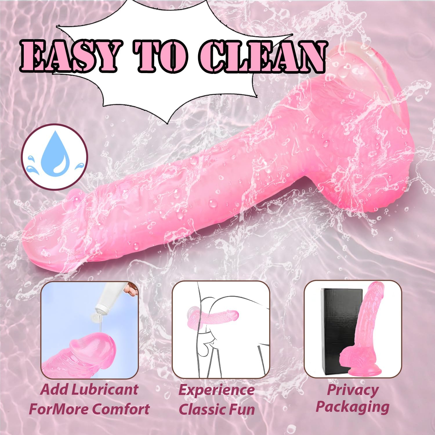 SoftGrip 7" Beginner Dildo