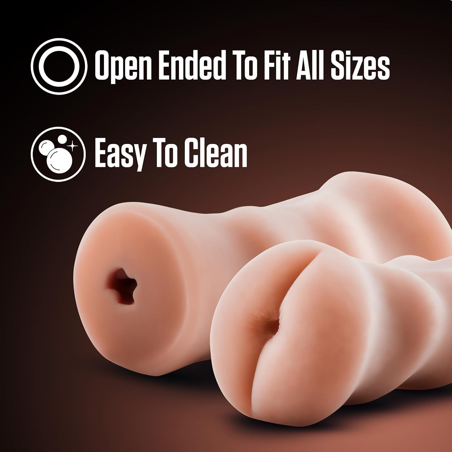 SoftX Pocket Pussy Anal Stroker with Nubbed Canal