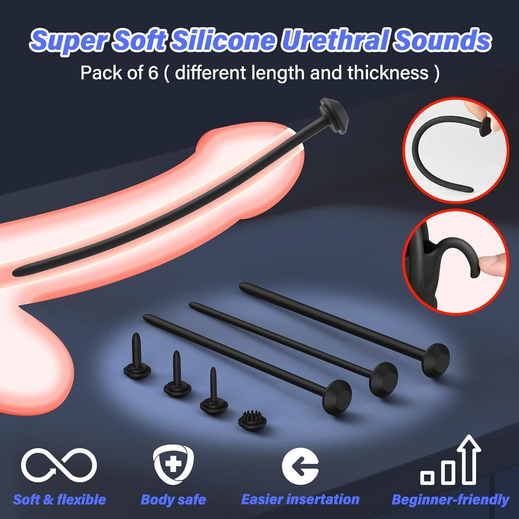 SoundStroke Male Vibrator & Urethral Sound Set