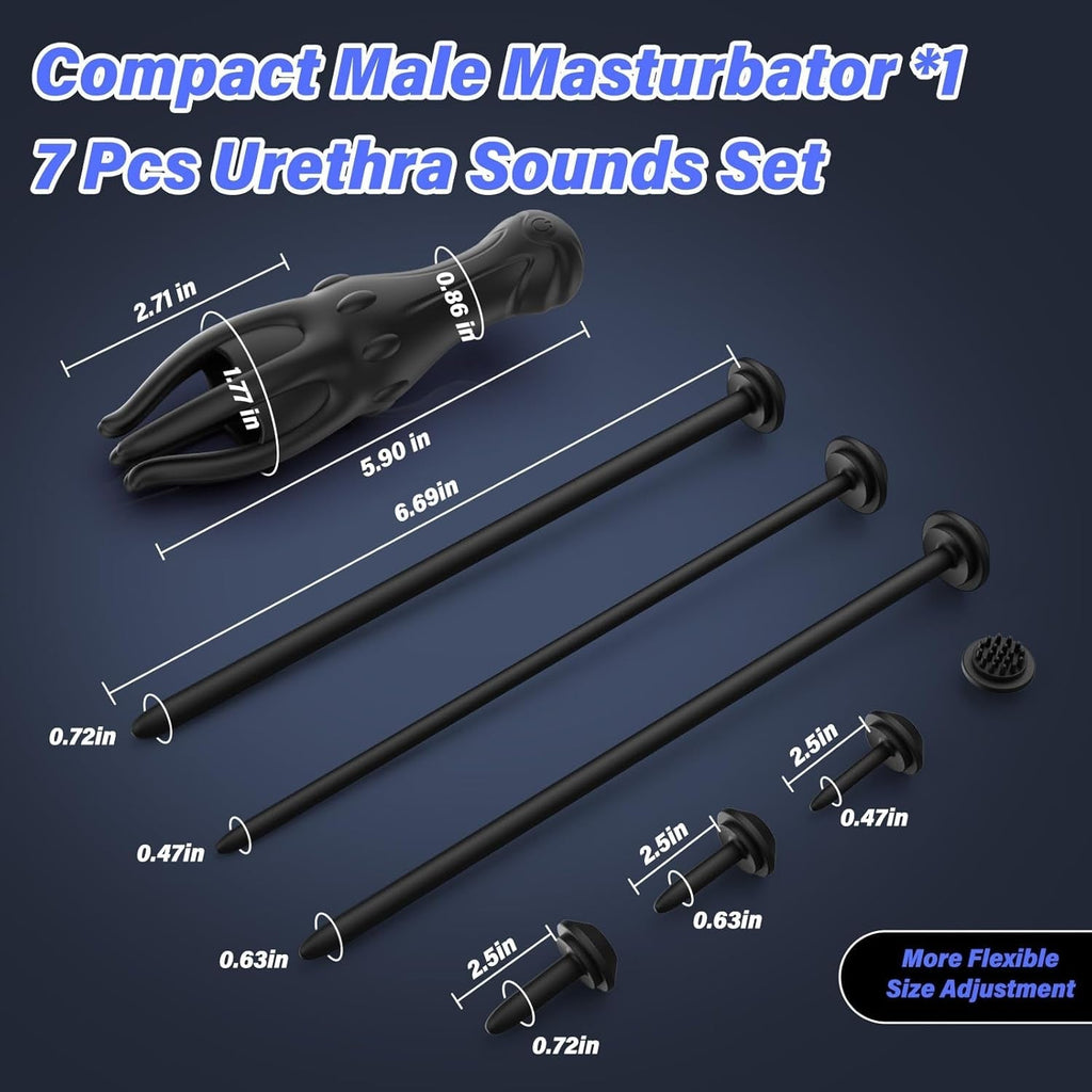 SoundStroke Male Vibrator & Urethral Sound Set