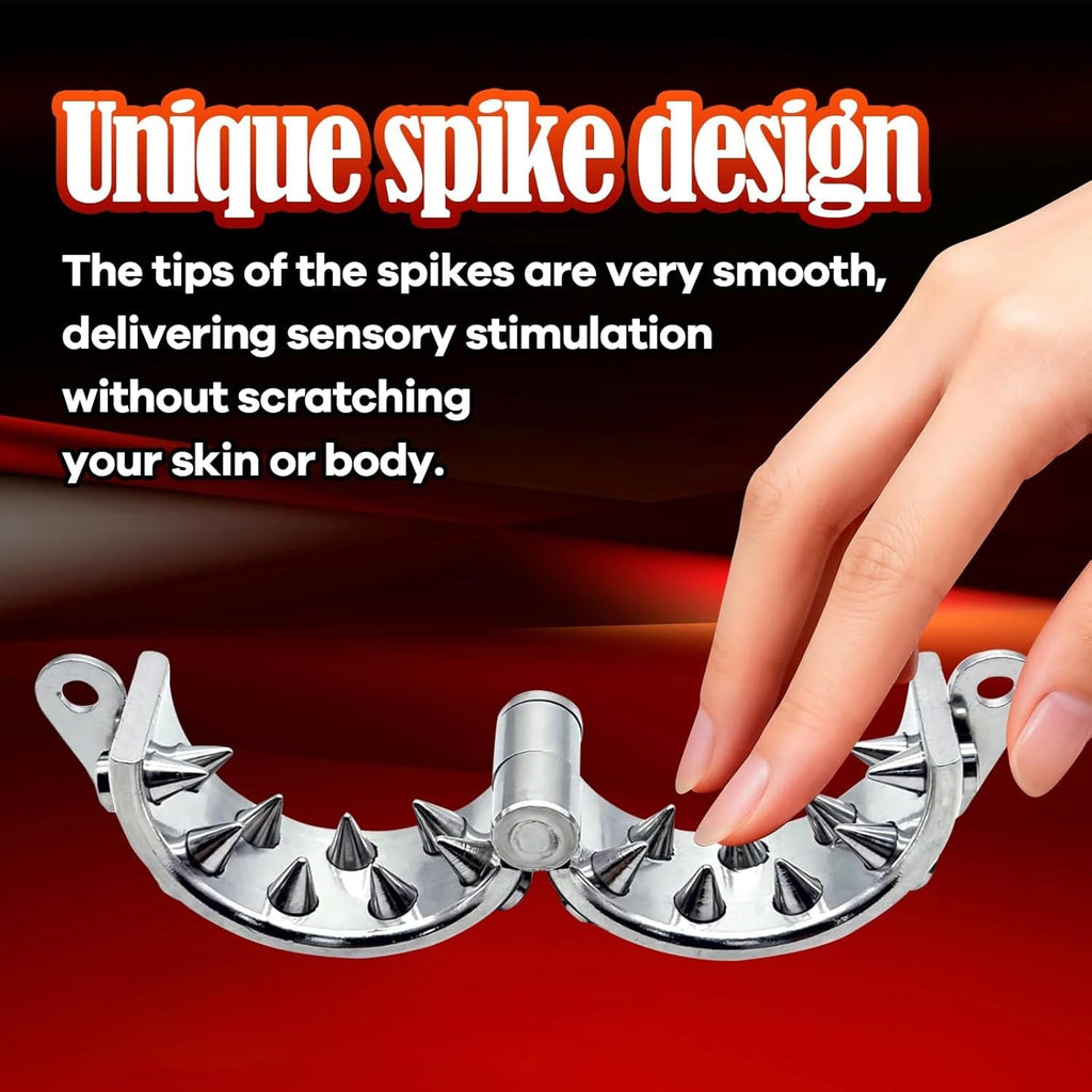 SpikeLock Stainless Steel CBT BDSM Ball Stretcher
