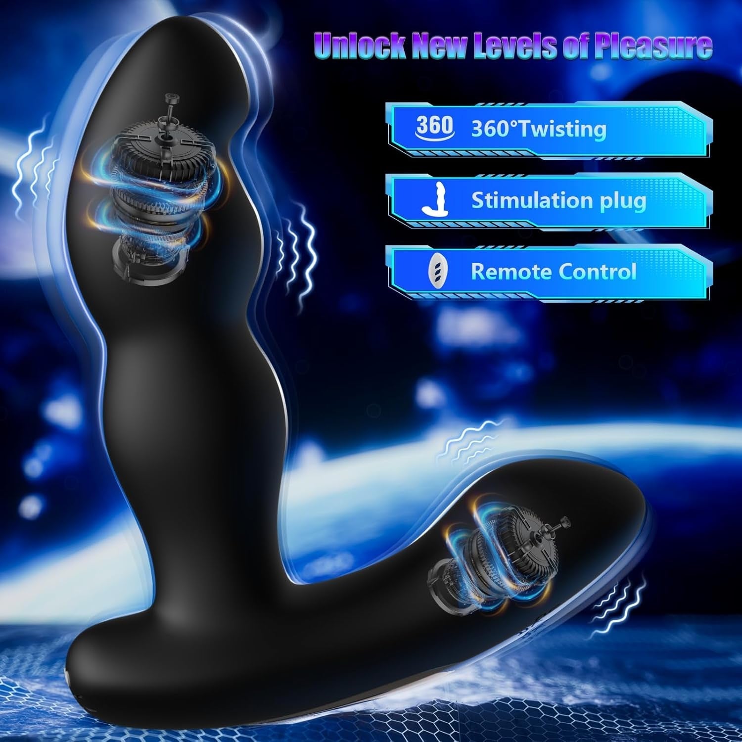 SpinCurve Rotating Prostate Massager & Anal Vibrator