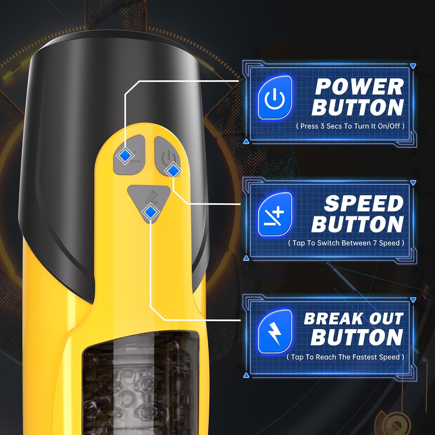 SpinDrive Thrusting Masturbator Cup