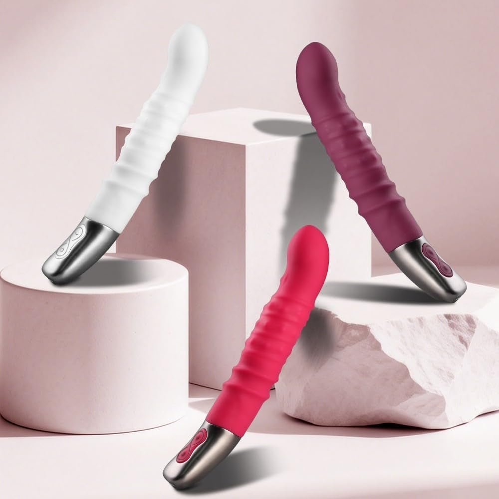SpinLush Rotating Beads G-Spot Dildo Vibrator Wand