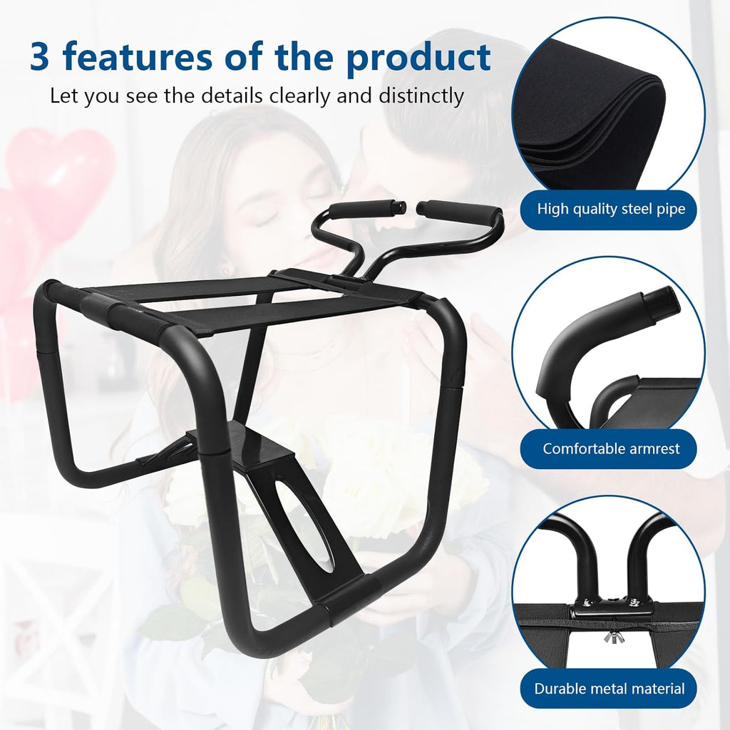 SpinThrust Sex Chair with Dildo & Armrests