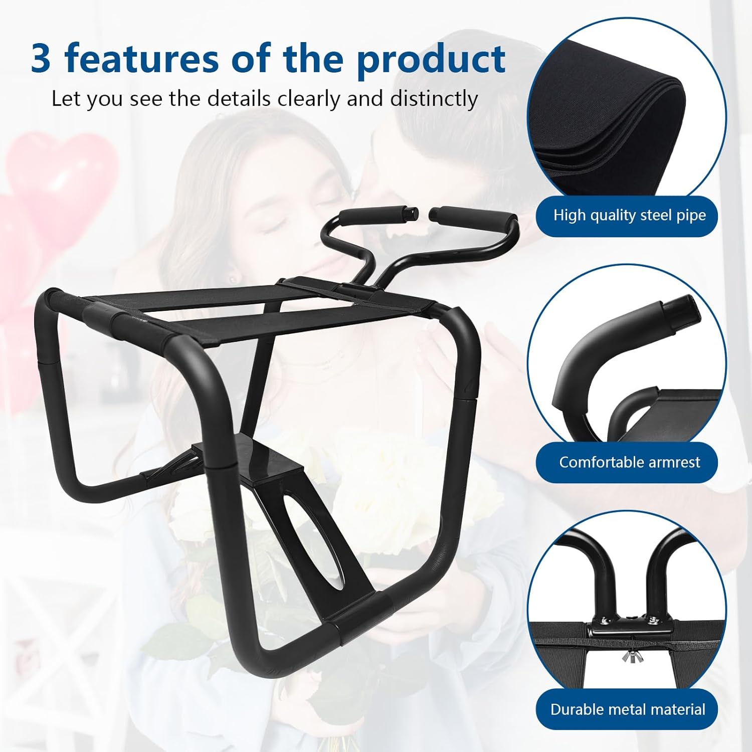 SpinThrust Sex Chair with Dildo & Armrests