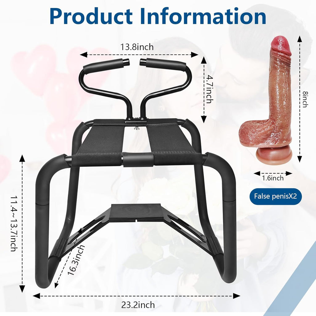 SpinThrust Sex Chair with Dildo & Armrests