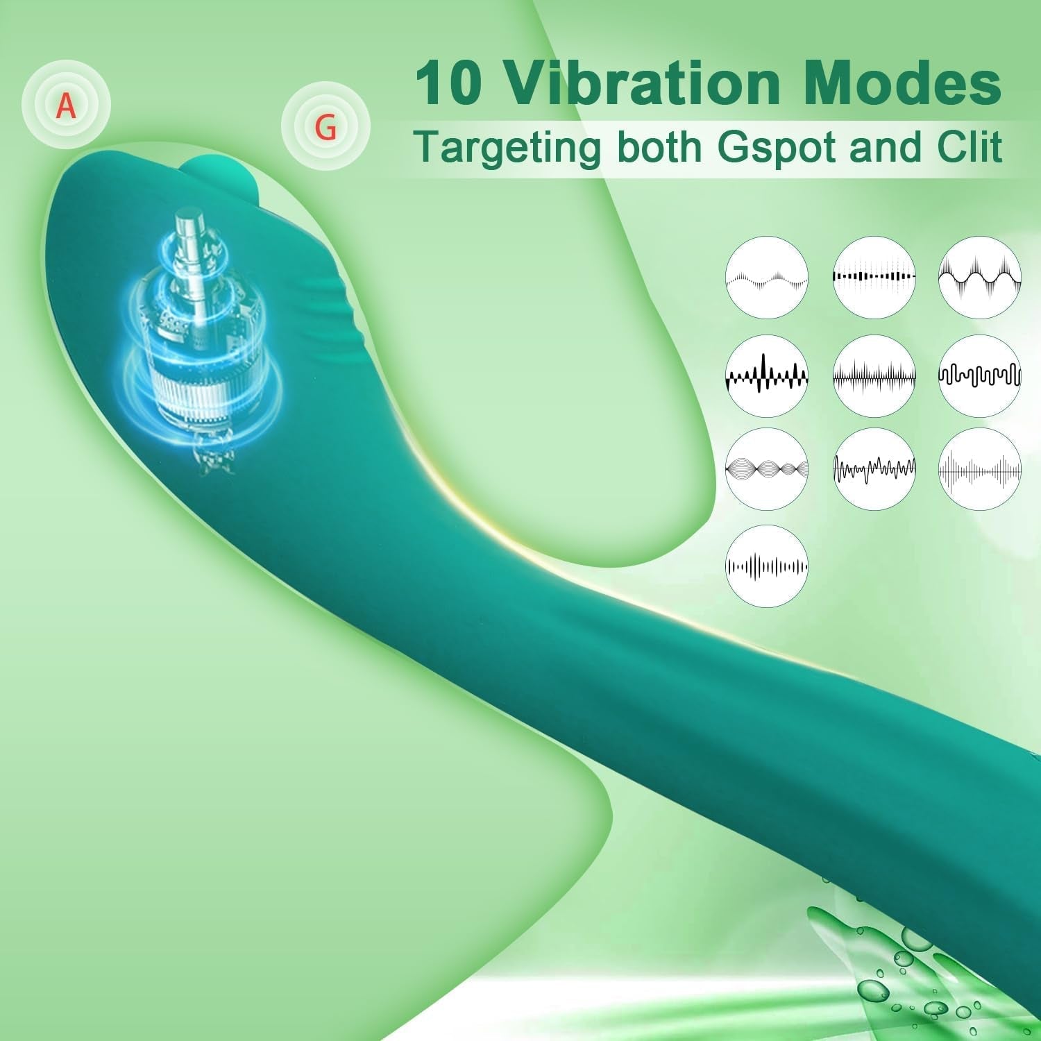 SpiralMuse G-Spot Vibrator Wand