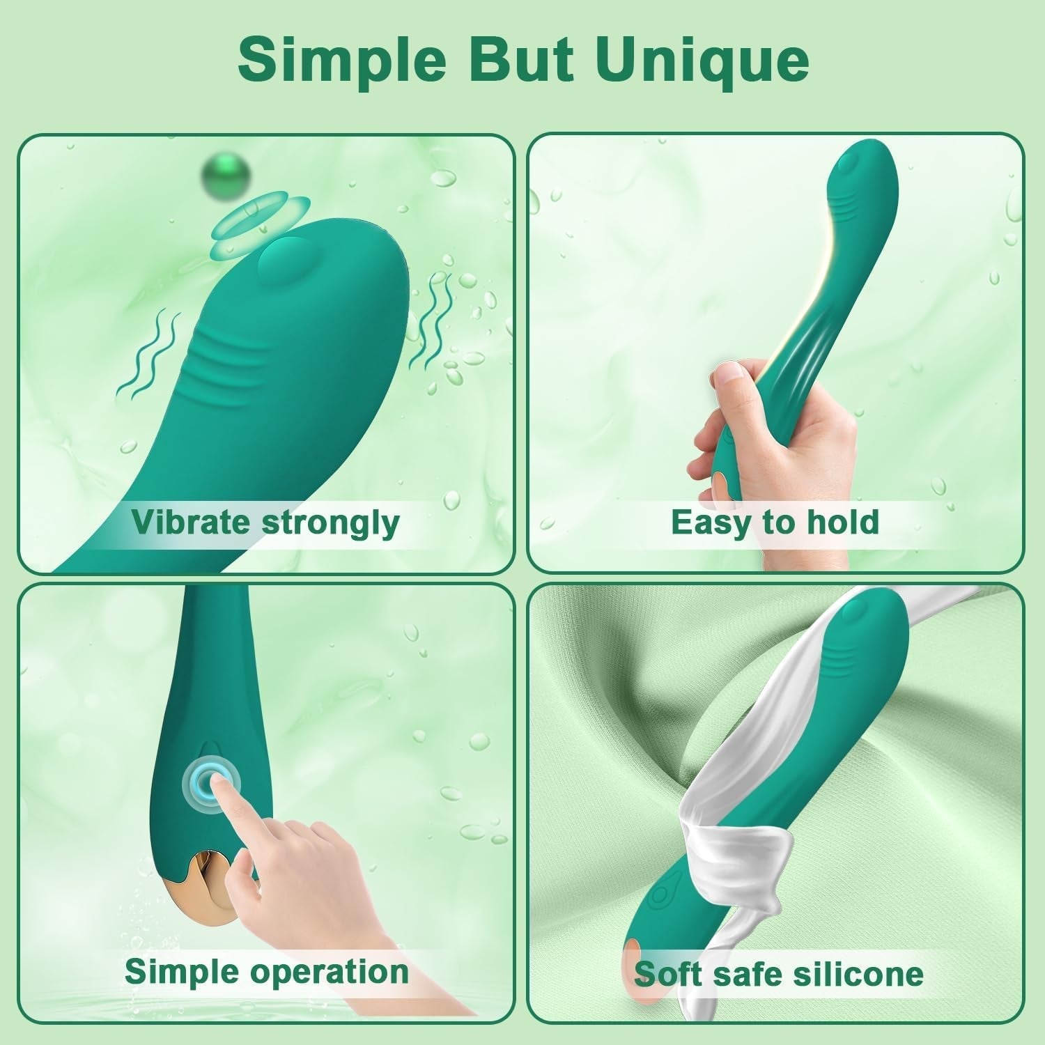 SpiralMuse G-Spot Vibrator Wand