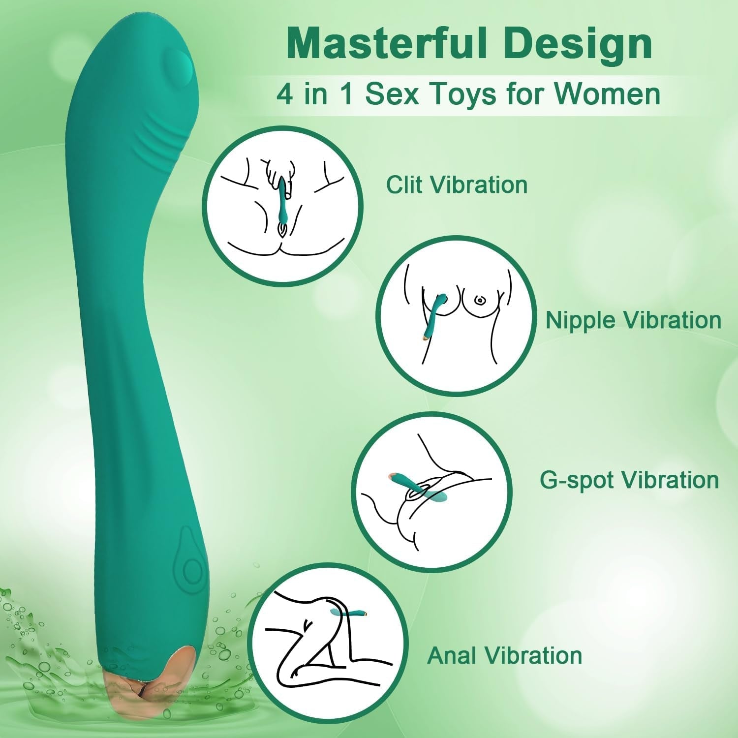 SpiralMuse G-Spot Vibrator Wand