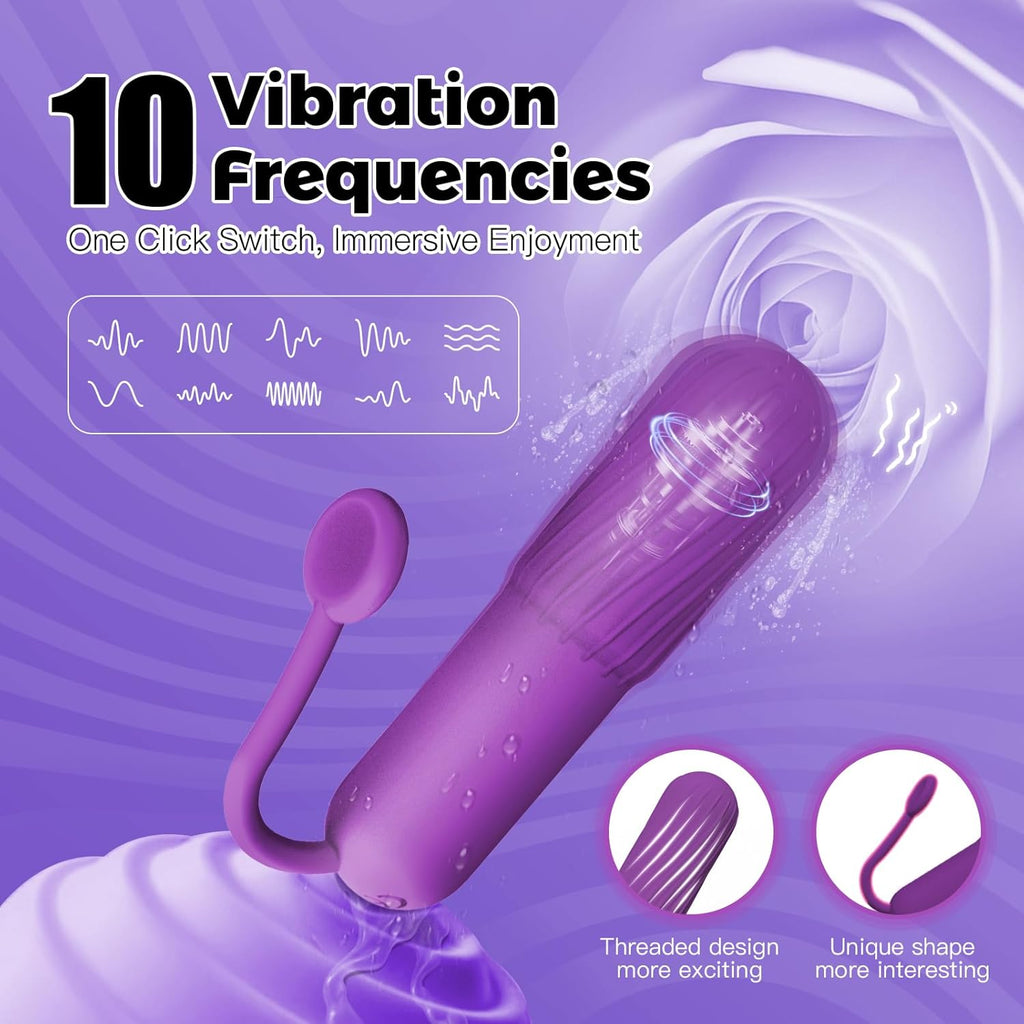 SpiralPulse Spiral Textured Bullet Vibrator