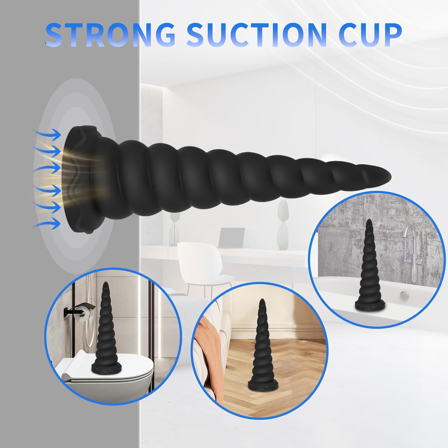 SpiralRide Liquid Silicone Anal Plug