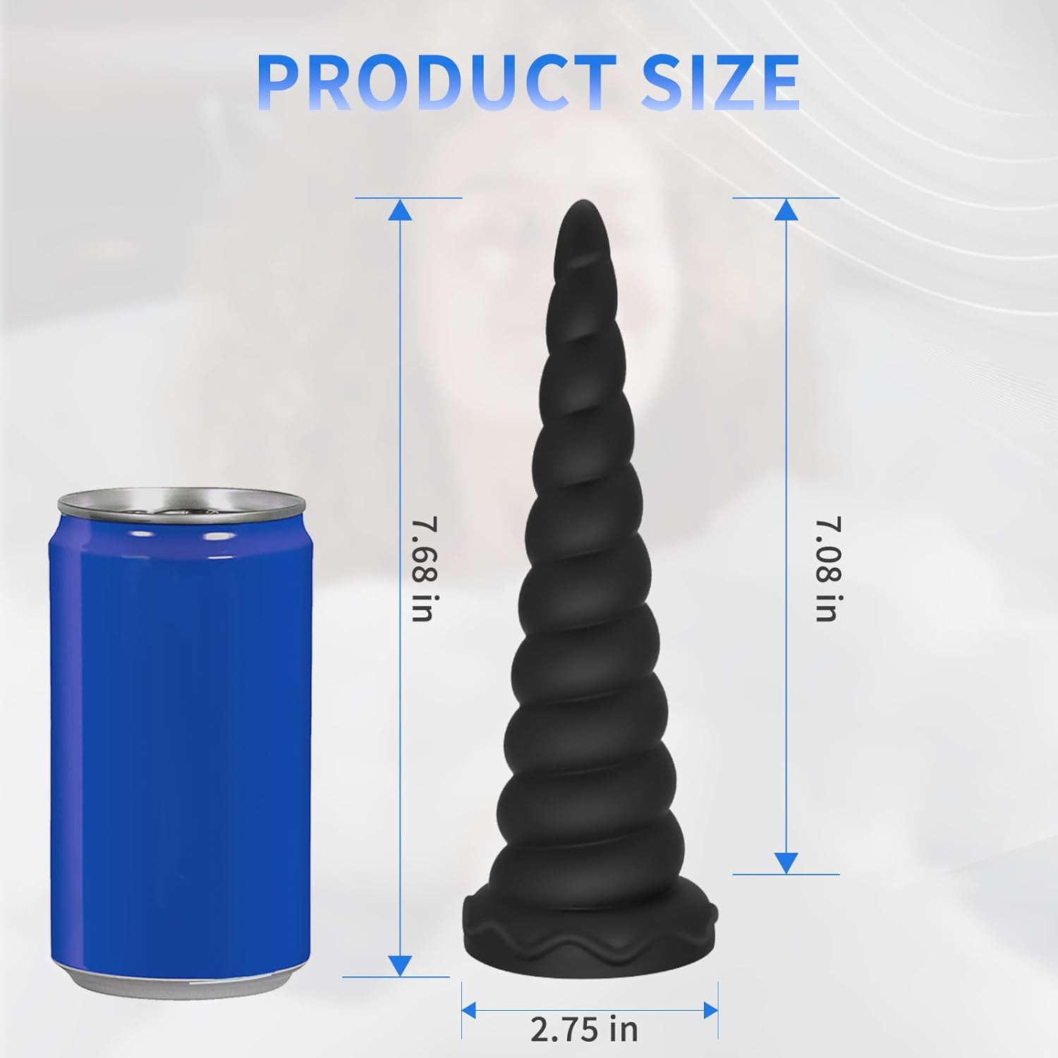 SpiralRide Liquid Silicone Anal Plug
