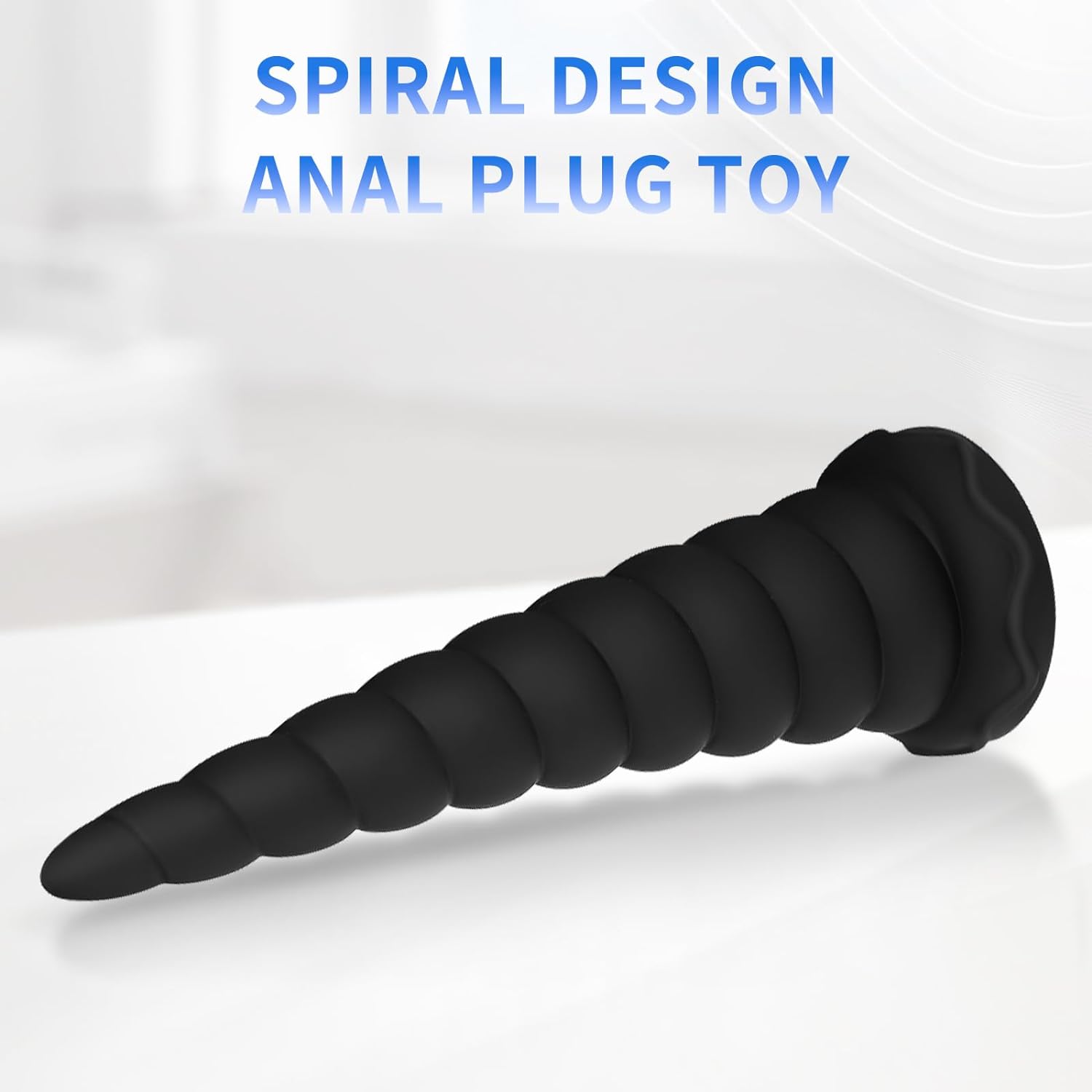 SpiralRide Liquid Silicone Anal Plug