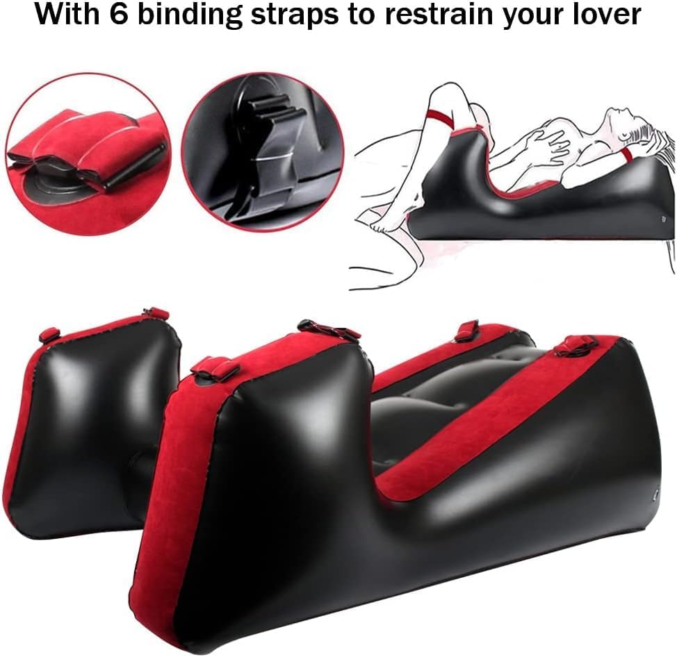 Inflatable Positioning Sofa | Ergonomic Intimacy Support Cushion for Couples | Portable Lounge Ramp for Bedroom or Travel