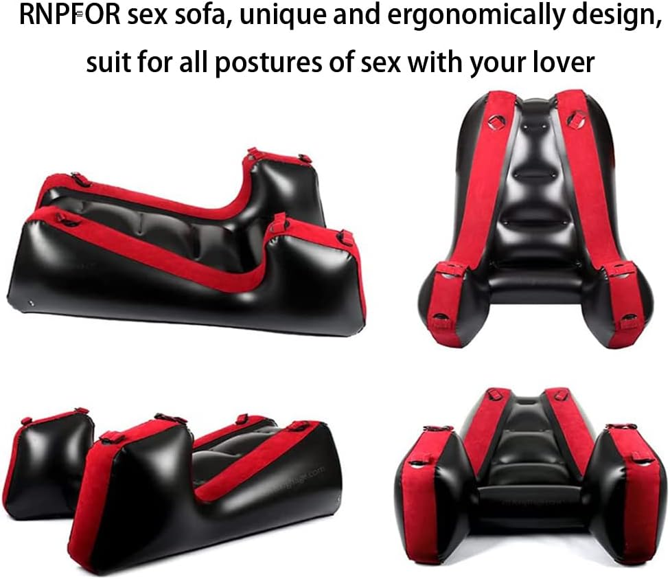 Inflatable Positioning Sofa | Ergonomic Intimacy Support Cushion for Couples | Portable Lounge Ramp for Bedroom or Travel